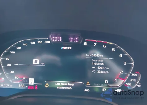 2023 BMW M8 Gran Coupe Competition from USA, damaged, VIN WBSGV0C06PCL80197